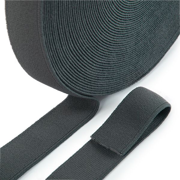 Резинка башмачная 30.0 мм / 20 метров, 930524 т. серый, Gamma 9с769 Ч