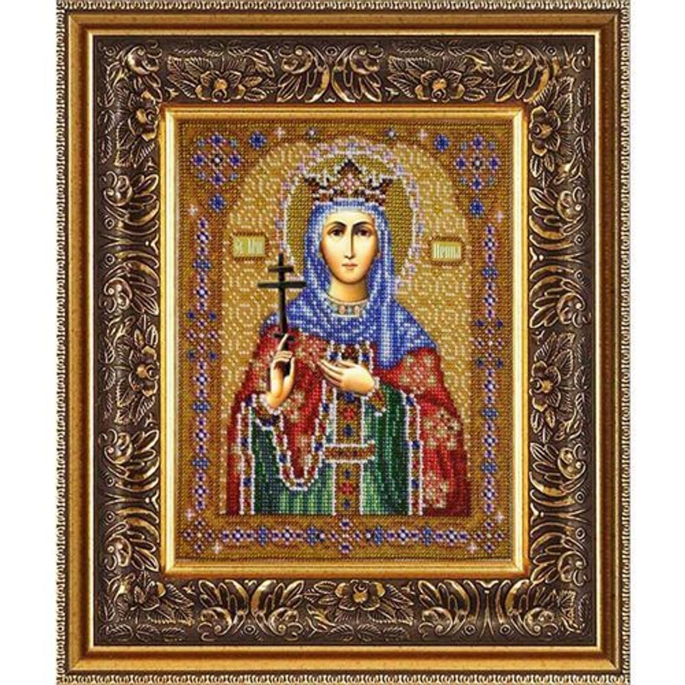 Набор для вышивания бисером Паутинка, Св. Муч. Ирина, 20х25 см