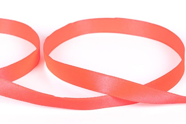Лента атласная 1-сторонняя 12.0 мм / 33±2 метра, №513N(16-1650) кораллово-розовый, Gamma