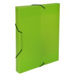 Короб архивный пластиковый 30 мм, 1 шт, Prisma neon A4 эффект 3D, лайм, Expert Complete ЕС240400021