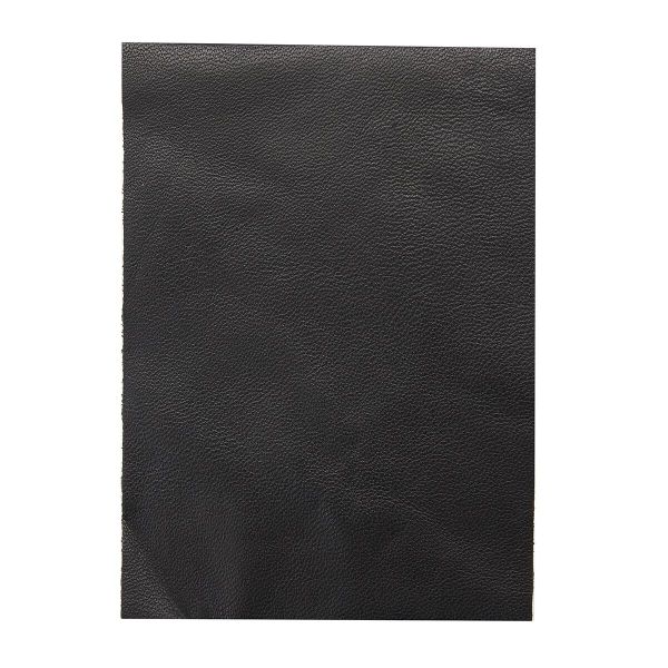 Кожа натуральная в листах А6 (10,5*14,8см), 100% кожа (01 черный) 402