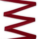 Резинка бельевая (ажурная) 10.0 мм / 50 метров, красный, 0310/49