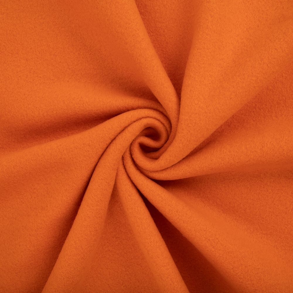 Флис 2-сторонний 160 см / 10 метров, оранжевый/orange, Gamma FG-005