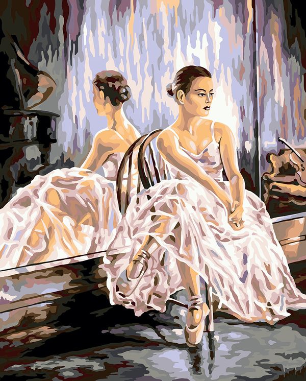 Картина по номерам Фрея, Балерина, 50х40 см