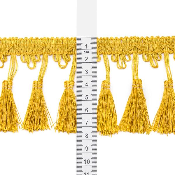 Бахрома отделочная 115.0 мм / 10 метров, с кистями, (188), 878