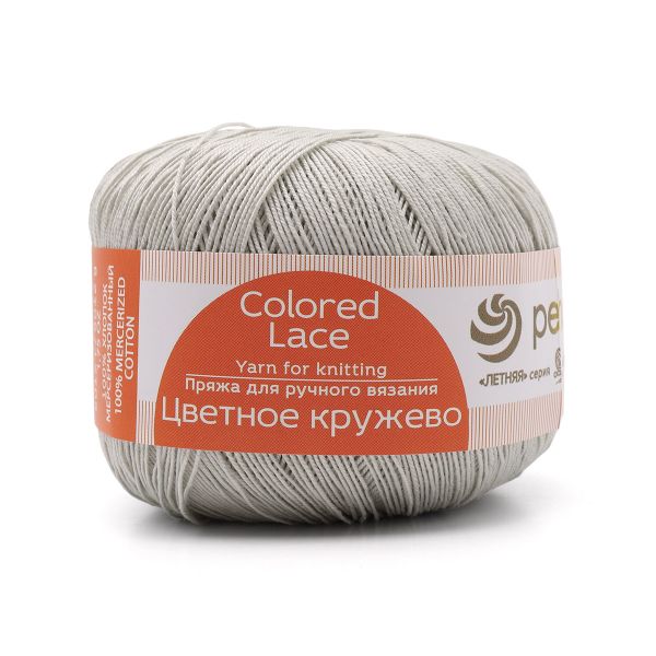 Пряжа Пехорка Цветное кружево / уп.4 мот. по 50 г, 475 м, 276 перламутр
