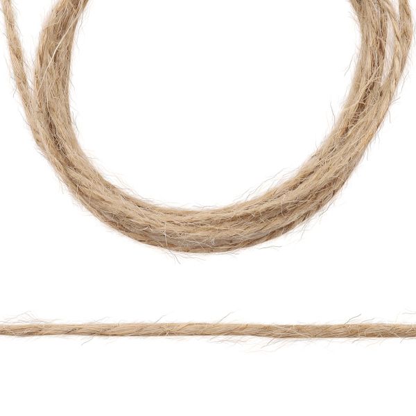 Шпагат джутовый 2-х ниточный ⌀1.12 мм, 98 м, 1120 текс, кач. СВ, 110 гр, цв. натуральный