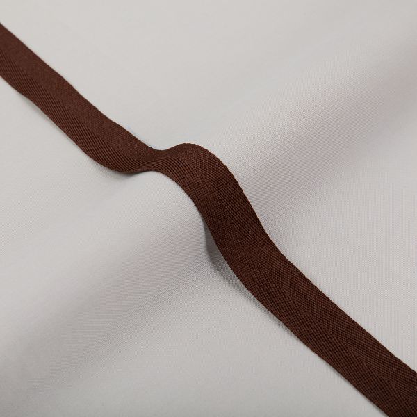 Тесьма (лента) окантовочная 23 мм / 50 метров, 487007/ коричневый, Gamma 0с798 (р.9432)