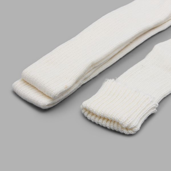 Манжеты трикотажные рукава 7.0 см / 3 метра, плотные, 301/с снежок