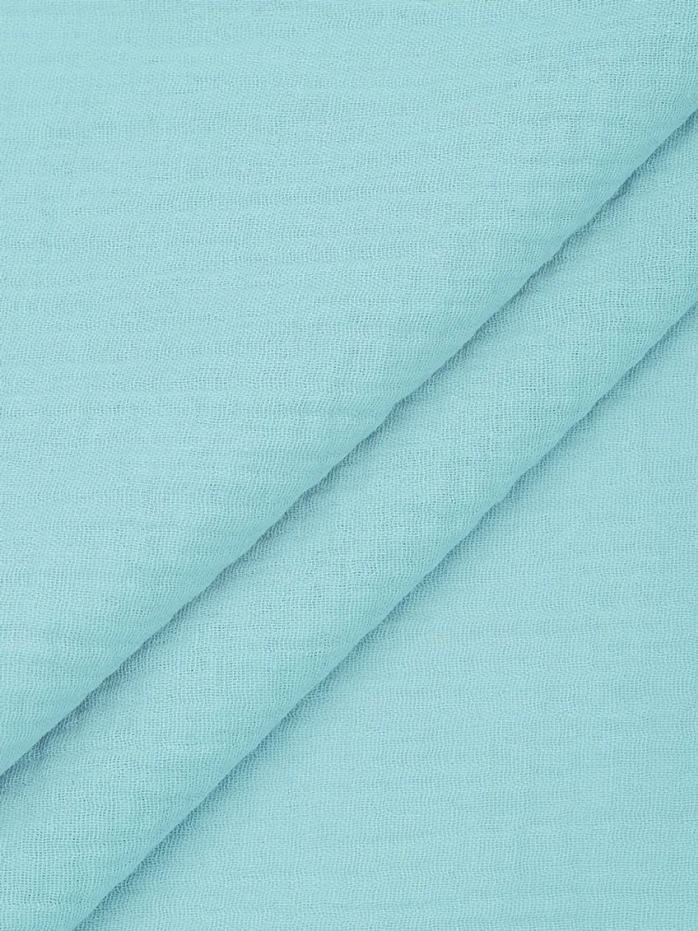 Муслин 125 г/м², 130 см / 2 метра, TBY.Mus.24723.30.2, цв.30 мята