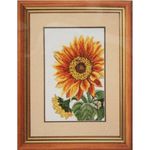 Набор для вышивания нитками Hobby&Pro, Цветок солнца, 16х27 см