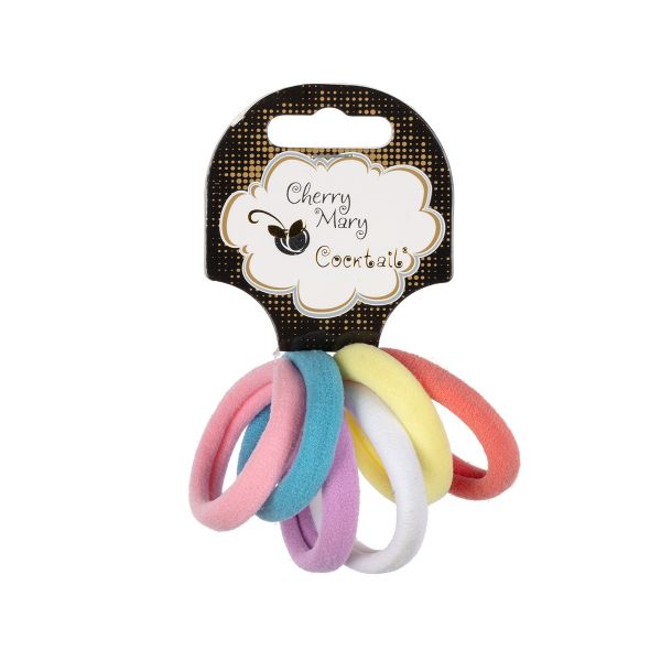 Набор резинок для волос V/R6112, 30 шт, №01 ассорти, Cherry Mary V/R6112