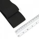 Резинка вязаная 70.0 мм / 40 метров, стандартная 3.9 г/п.м., черный