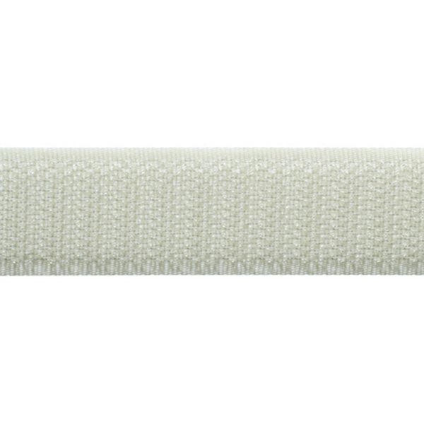 Лента контактная липучка (велкро) пришивная 20 мм / 25 метров, 25 молоко, /крючок/, кач.