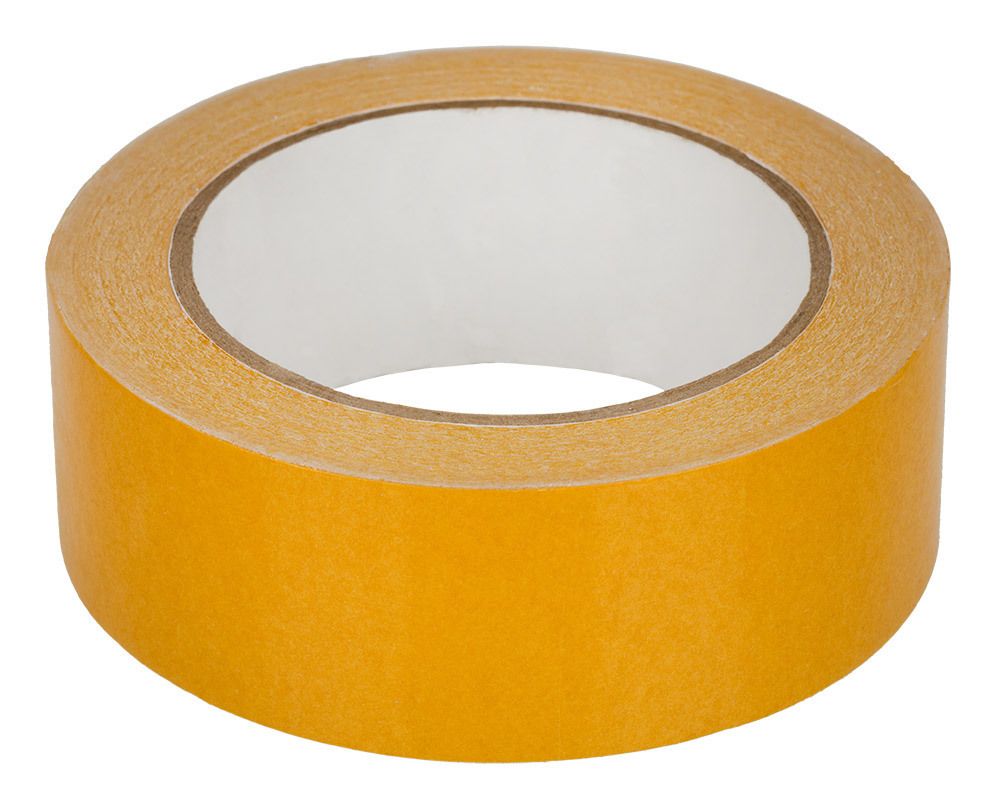 Лента трансфер клеевая 2-сторонняя 38.0 мм / 25 метров, белый, Gamma