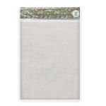 Ткань ДЕКОР 1/09 50х50см (80%лен,20%хлопок), цвет белый, 24229