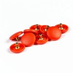 Часть кнопки Альфа (S-образная) ⌀15 мм (A-часть), №5/15 красн, 100 шт, BIG