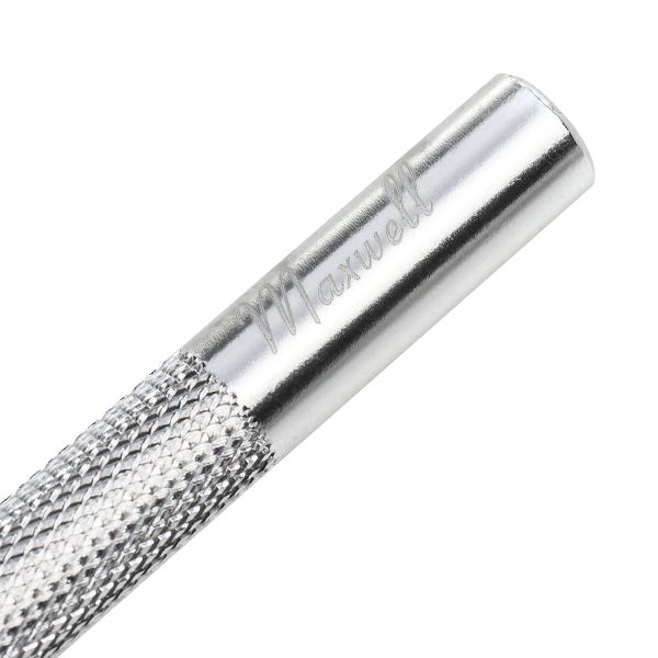 Нож макетный цанговый, алюминий с лезвием цв. серебро