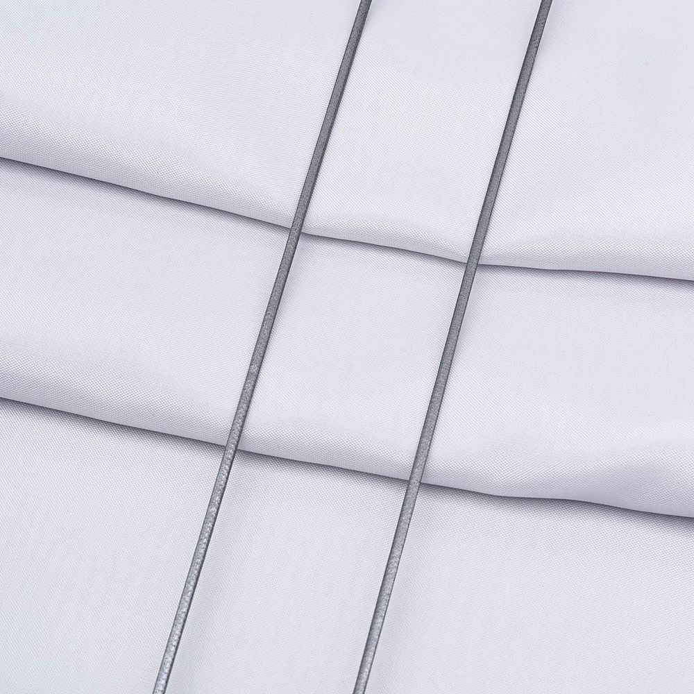 Шнур кожа искусственная ⌀1.0 мм / 100 метров, 03 светло-серый, 3Al338