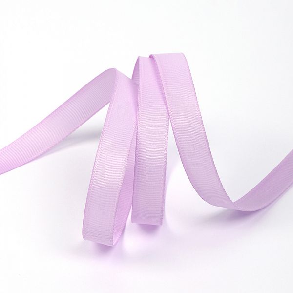 Лента репсовая (в рубчик) 12.0 мм, 430 (081) св.сиреневый, уп. 27,4м