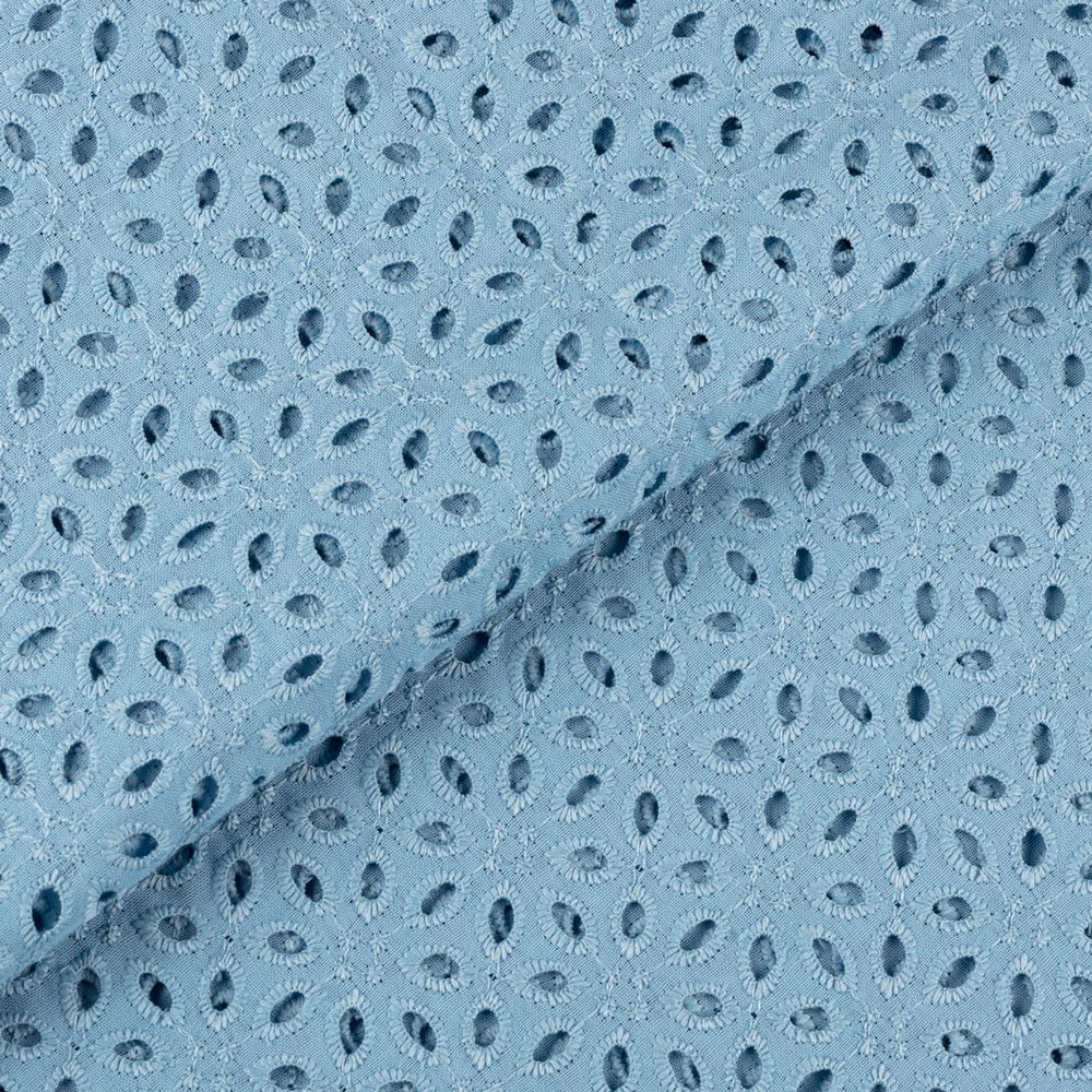 Ткань шитьё (прошва) 150х135 см, 16-4118 голубой, Gamma YFAS-2444