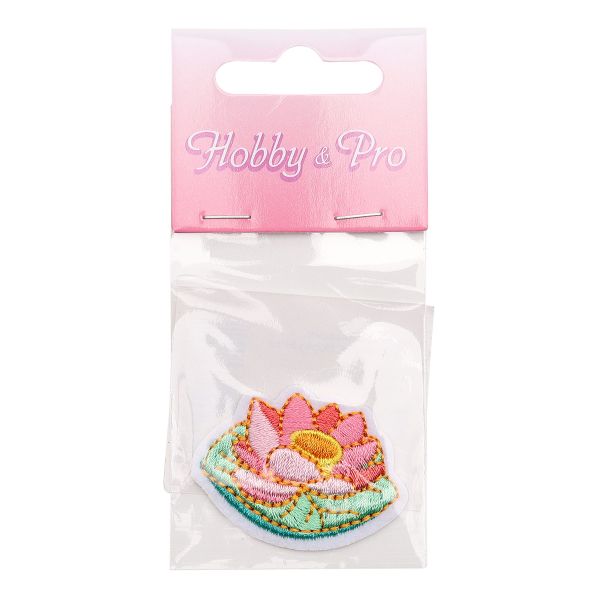 Термоаппликация Кувшинка, 3.2х4.3cm, Hobby&Pro