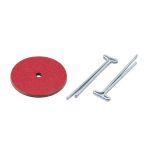 Набор креплений (5 Т-шплинтов,10 дисков фибра 25 мм)