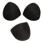 Бельевые чашечки для бюстгальтера треугольные б/уст., с равном. наполн., (8300), разм.34, 10 пар, 04-черный
