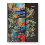 Бизнес-блокнот, глянцевая ламинация, A5+ 80 л. 22 шт, клетка, Планета динозавров 000938, Светоч 80ББТ5_4_5_1