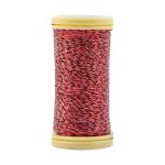 Мулине Gamma металлик M 5 мотков по 50 метров, M-120 белый/красный, Gamma BRILL