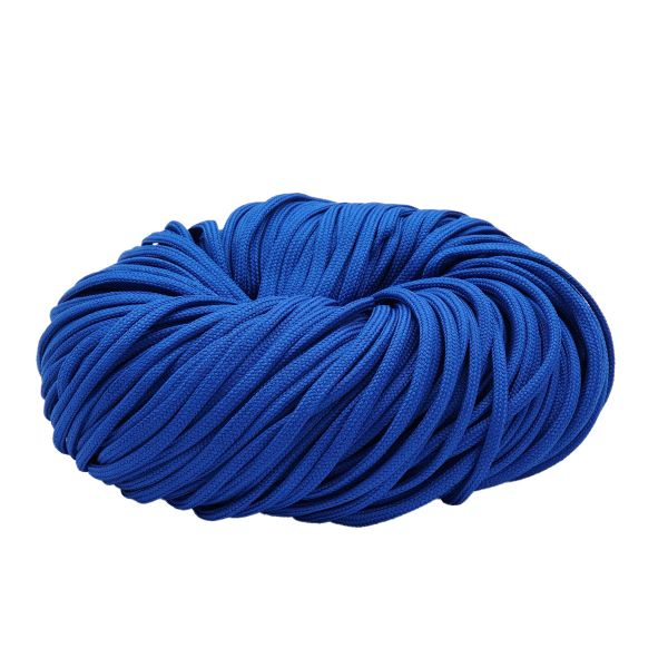 Шнур обувной плетеный ⌀6.0 мм / 100 метров, (диаметр ±1 мм), 171 т.васильковый
