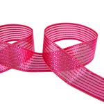 Лента металлизированная Стрела 40±2 мм / 25±0.5 метров, малиновый / crimson, Blitz