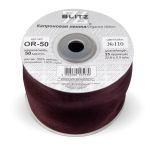 Лента капроновая (органза) 50.0 мм / 22.8±1 метра, 110 т. коричневый, Blitz OR-50