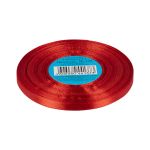 Лента атласная 1-сторонняя 6.0 мм / 33±2 метра, 123 коричнево-бордовый, Gamma