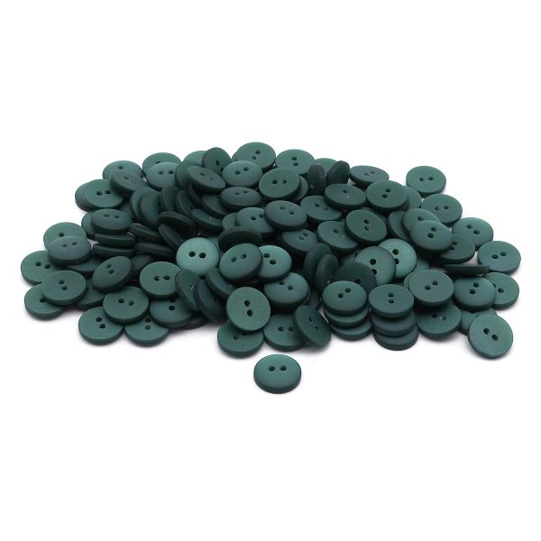Пуговицы на 2 прокола 18L (11мм), пластик (col.47 хаки), CR-K18M, 144 шт
