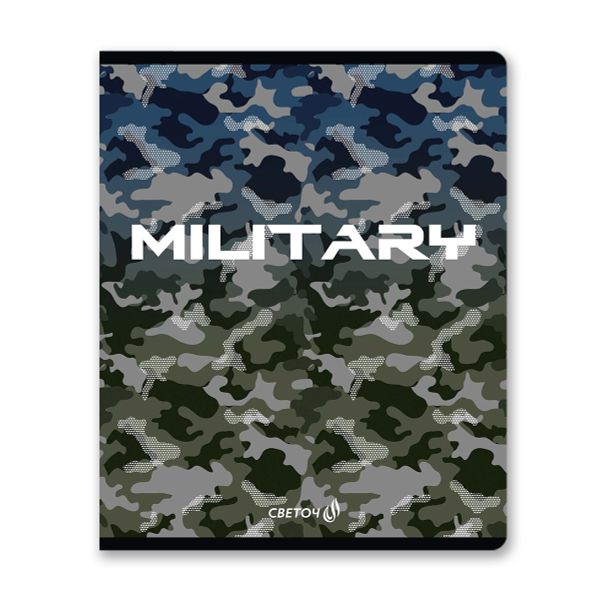 Тетрадь ученическая общая, матовая ламинация, A5+ 48 л. на скобе 65 г/м², белизна 100 %, 10 шт, клетка, 00992 Сила и мощь, Светоч 48Т13