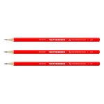 Карандаш чернографитный (набор) Чертежник ОПП 10х3 шт, 2Т, ТМ, 2М, ВКФ 3P-1000