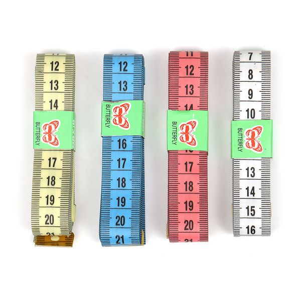 Сантиметры арт.0334-5201 200 см х 2 см, цв.ассорти, 12 шт