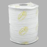 Лента (тесьма) шторная: сборка параллельная нефикс. 25 мм / 100 метров, (1 ряд петель, 2 шнура), капрон