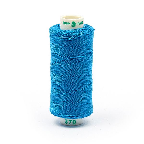Нитки швейные бытовые Dor Tak 40/2, 366 м / 10 кат., 370 бирюзовый