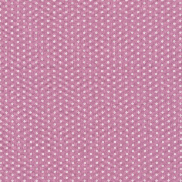 Ткань для пэчворка Peppy Бабушкин сундучок, отрез 50х55 см, 140 г/м², БС-29 кр.горох я.розовый, Peppy