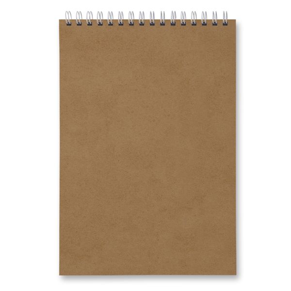 Артбук (Скетчбук), блок крафт - бумага, жесткая подложка, 120 г/м², 230х330 мм, на гребне 20 л. 2 шт, Аргамак 01954, Светоч А311