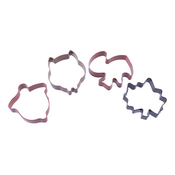 Набор вырубок металл, 4 шт, №04 Осень, S-Chief SHF-0105