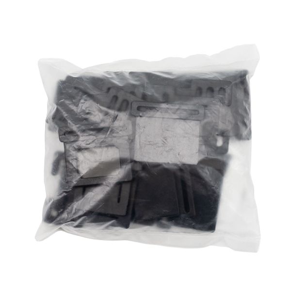 Фастекс (пряжка трезубец) пластик 40 мм, 10 шт, черный, 517180