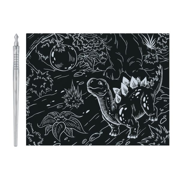 Набор для творчества Гравюра №66 Спинозавр, 20х25.5 см, Hobbius SGHK