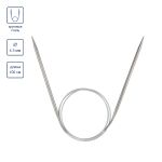 Спицы круговые сталь ⌀4.5 мм, 100 см, 1 шт, с металлической леской, Visantia VTS-1