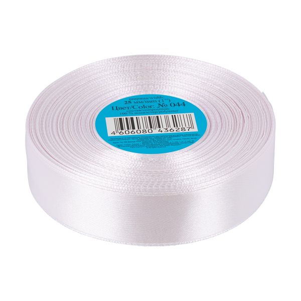 Лента атласная 1-сторонняя 25.0 мм / 33±2 метра, 044 св.сиреневый, Gamma