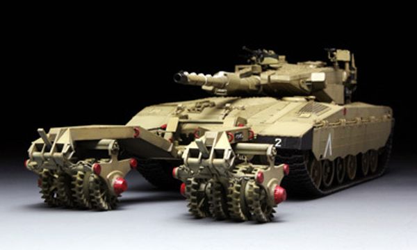 Модель сборная: танк, Merkava Mk.3 BAZ w/Nochri Dalet Mine Roller System 1/35, Meng TS-005