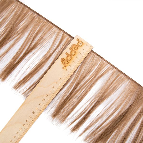 Трессы для кукол 15 см, 100 см, 25 г, 04 русый, HobbyBe HAR-7