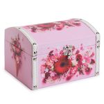 Шкатулка декоративная сундучок 20х16х13 см, 025 Букет, Gamma DBK-08